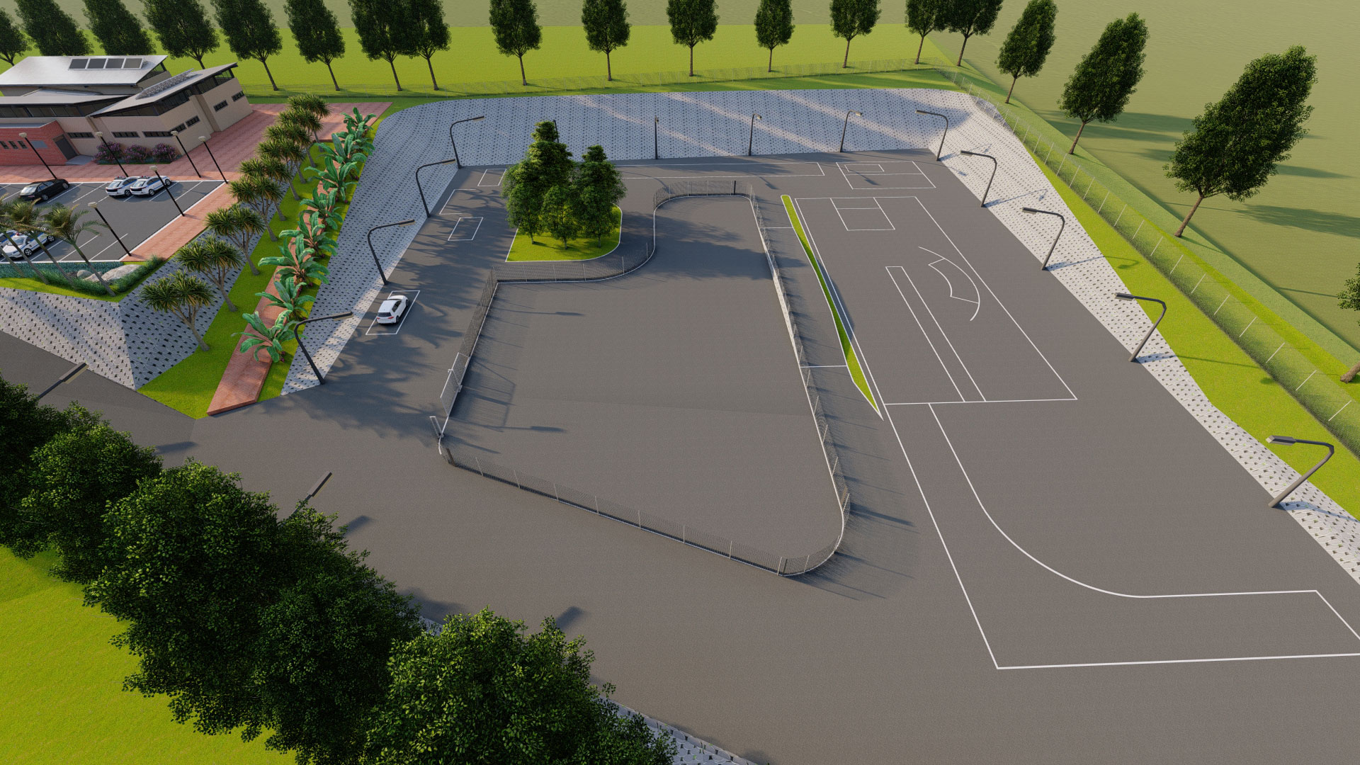 Mqanduli Driver’s License Testing Centre Aerial Ground