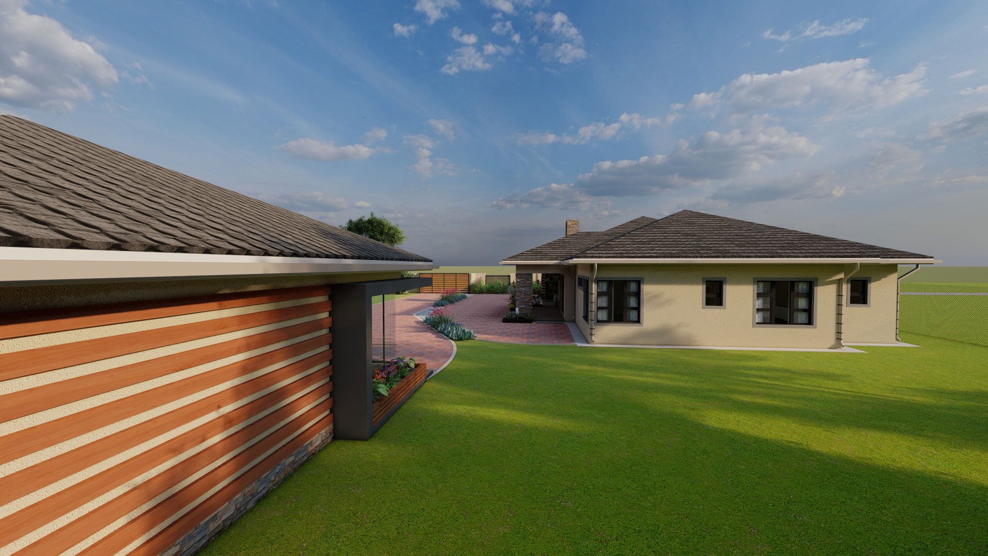 Double garage