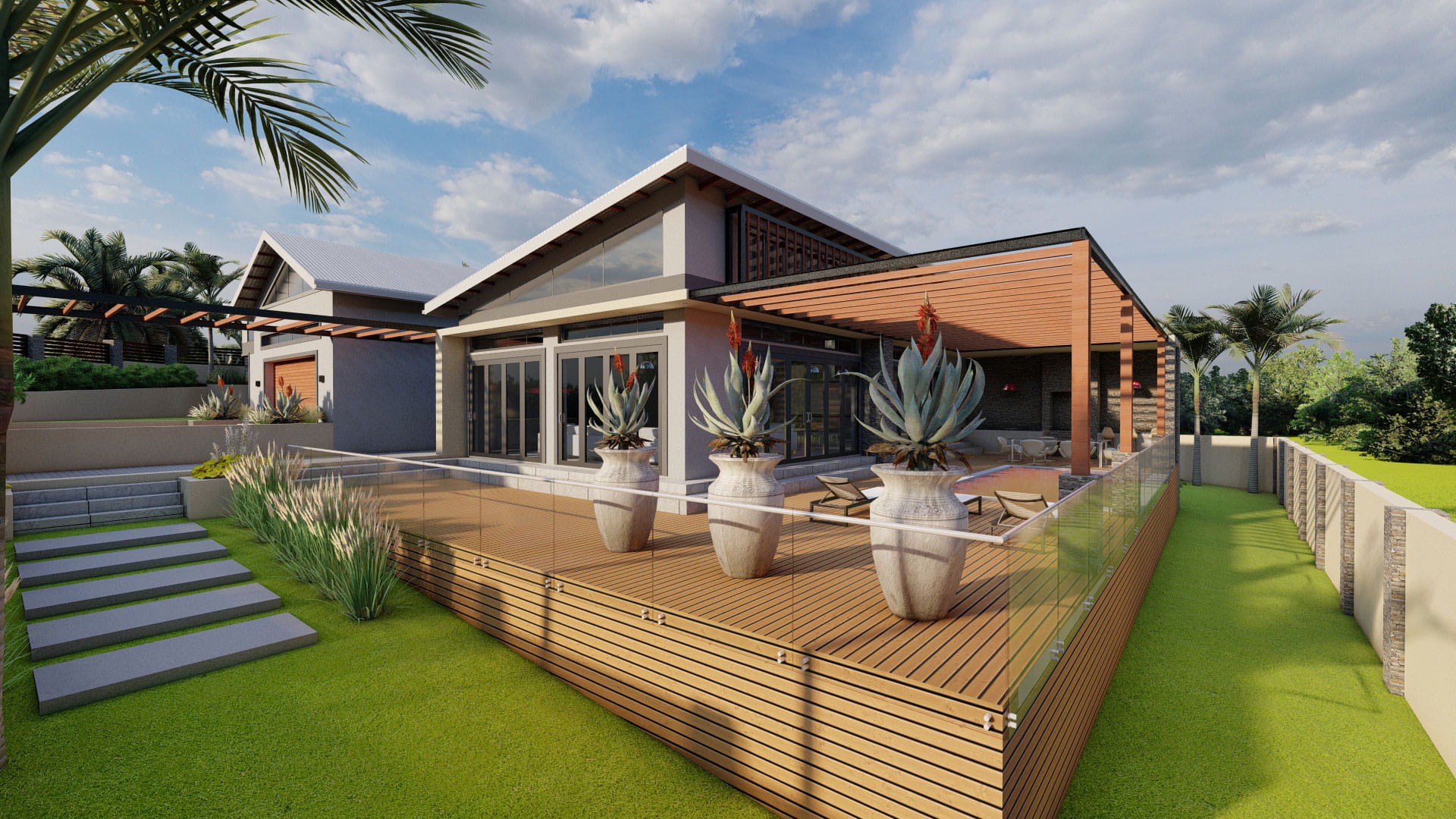 Outdoor covered Patio