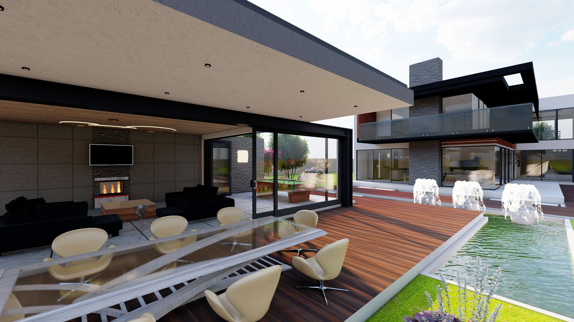 Outdoor Chilling area