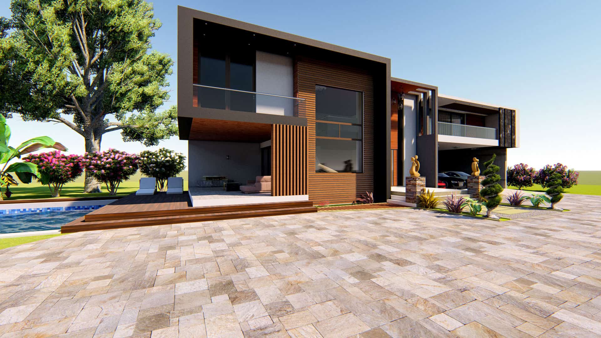 House landscape